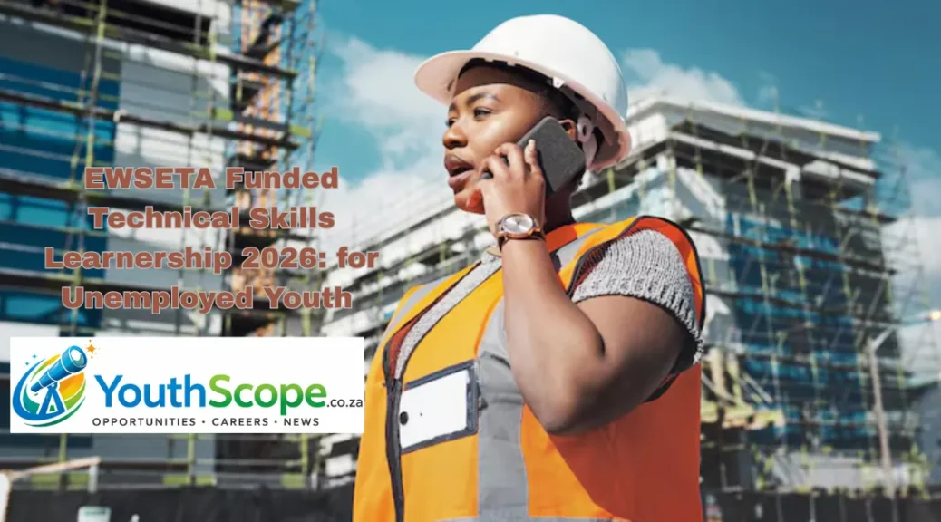 EWSETA Funded Technical Skills Learnership 2026: for Unemployed Youth