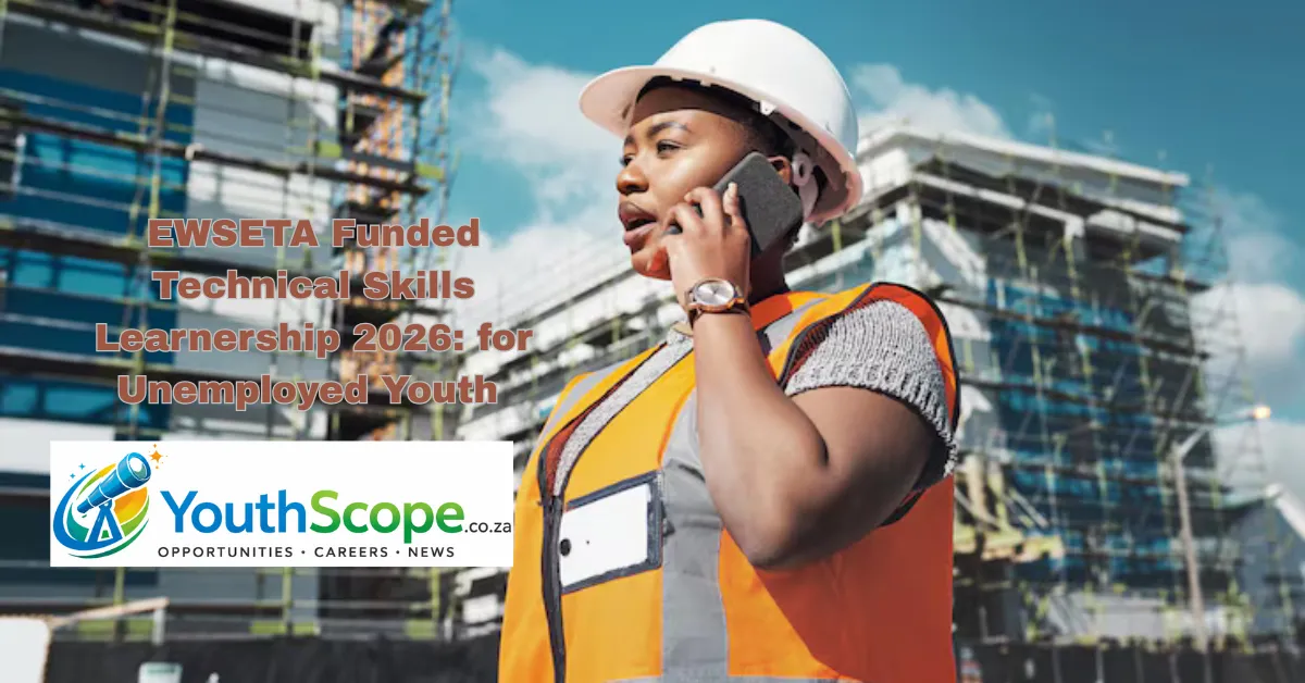 EWSETA Funded Technical Skills Learnership 2026: for Unemployed Youth