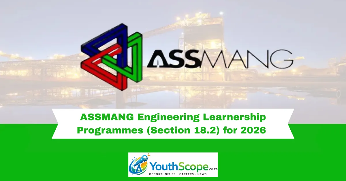 ASSMANG Engineering Learnership Programmes (Section 18.2) for 2026 