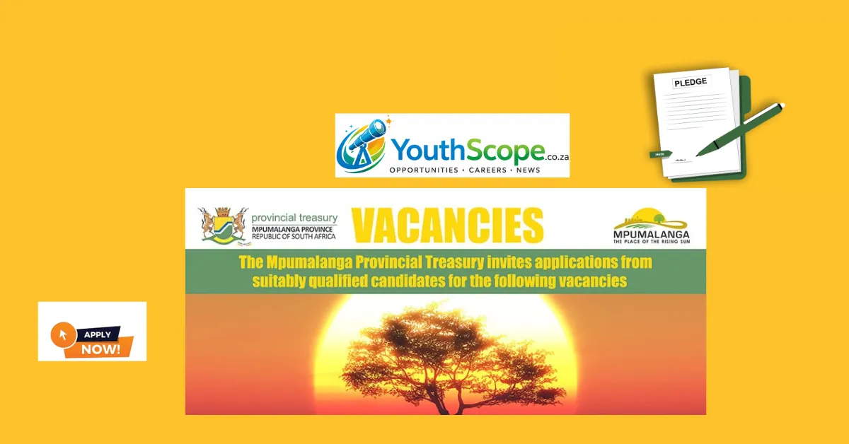 Mpumalanga Provincial Treasury Internships 2026 (24-Month Government Programme)