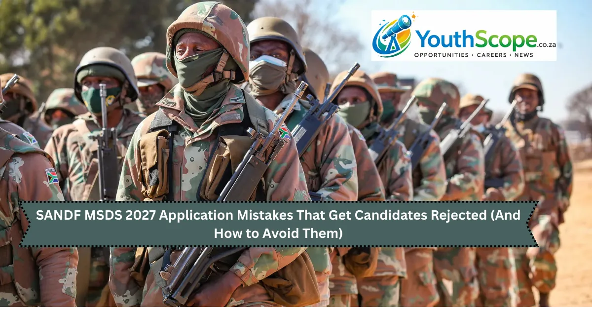 SANDF MSDS 2027 Application Mistakes That Get Candidates Rejected (And How to Avoid Them)