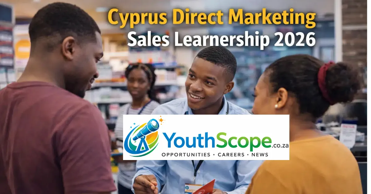 Sales Learnership Youth Programme 2026 Opens in Johannesburg