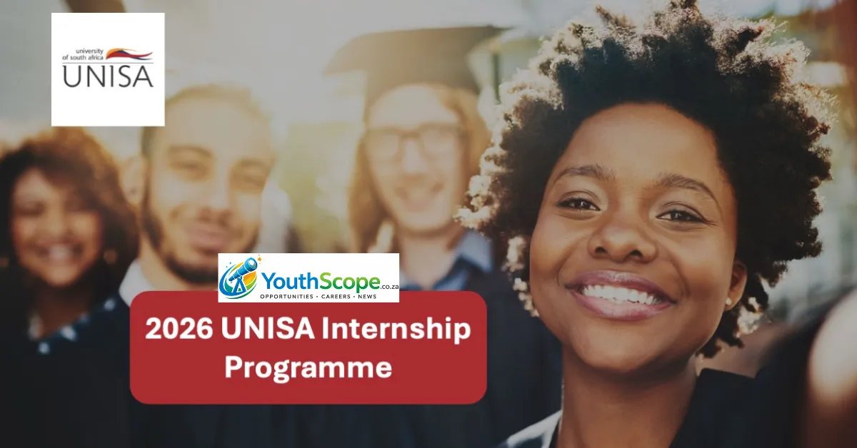 10 x University of South Africa (UNISA) Internships 2026: 12 Months (Non-renewable)