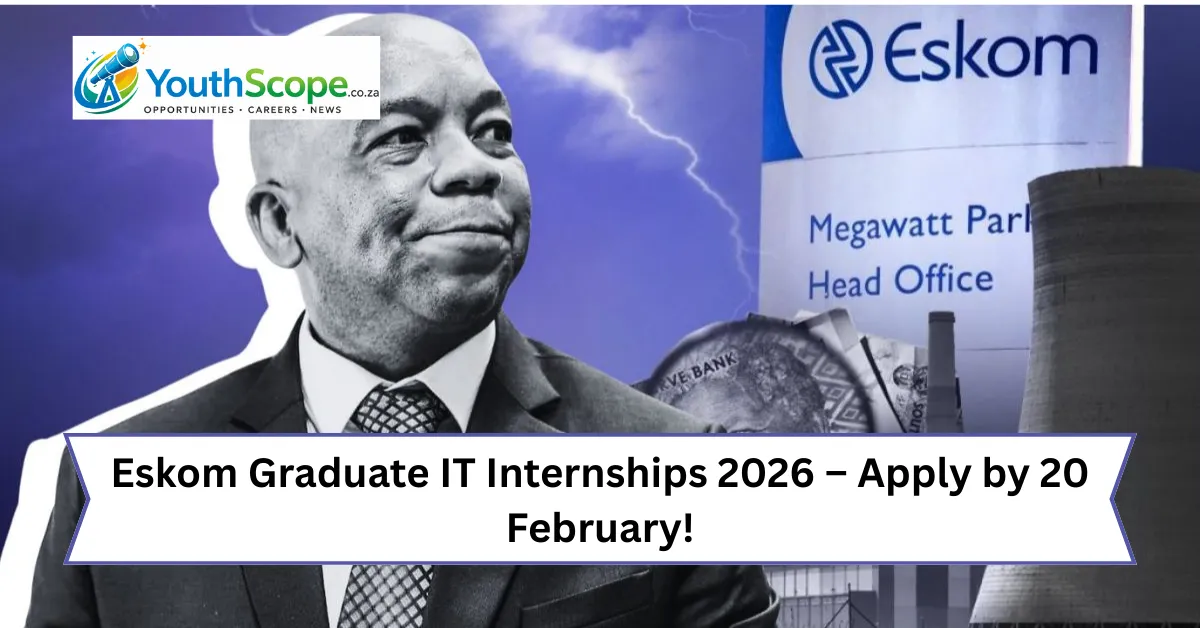 Eskom Graduate IT Internships 2026 – Apply by 20 February!