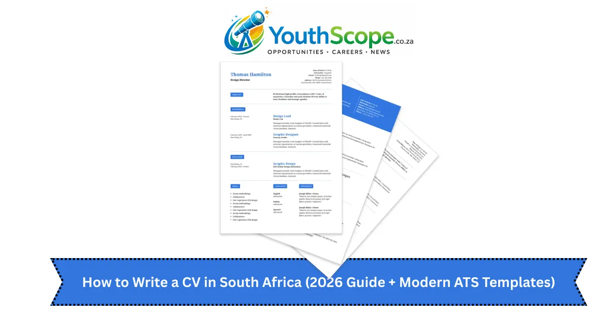 How to Write a CV in South Africa (2026 Guide + Modern ATS Templates)