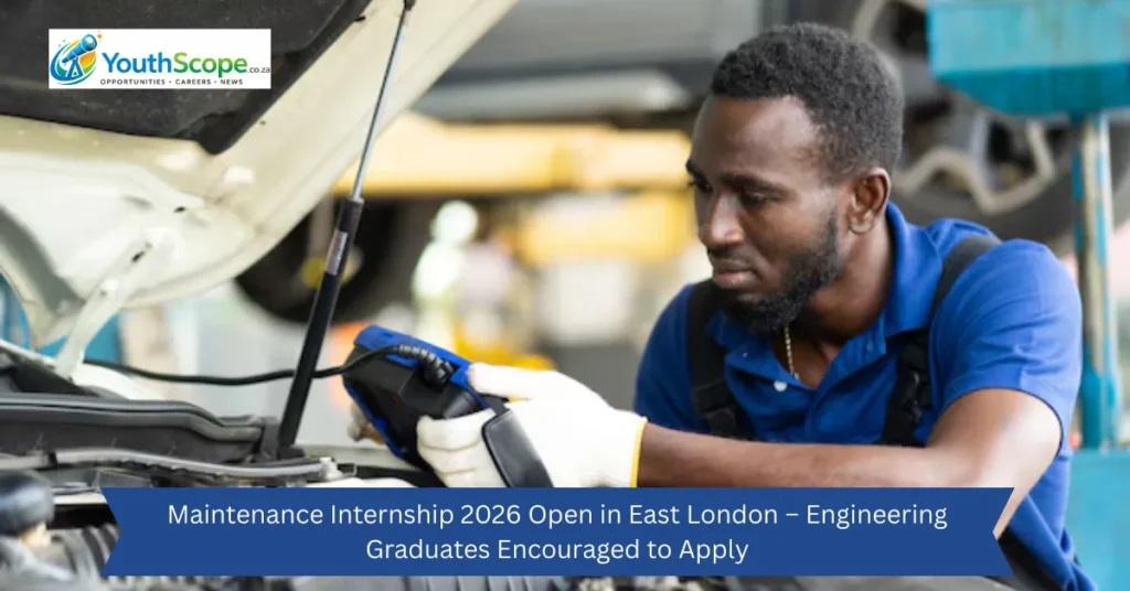 Maintenance Internship 2026 Open in East London – Engineering Graduates Encouraged to Apply