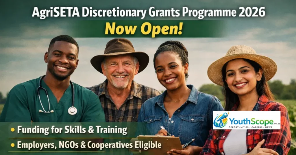 AgriSETA Discretionary Grants Programme 2026 Now Open