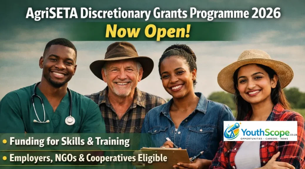 AgriSETA Discretionary Grants Programme 2026 Now Open