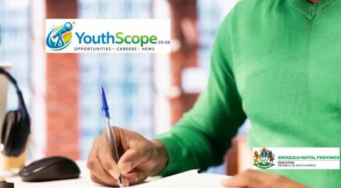 KZN Education Opens 2026 Applications for Examination Assistants