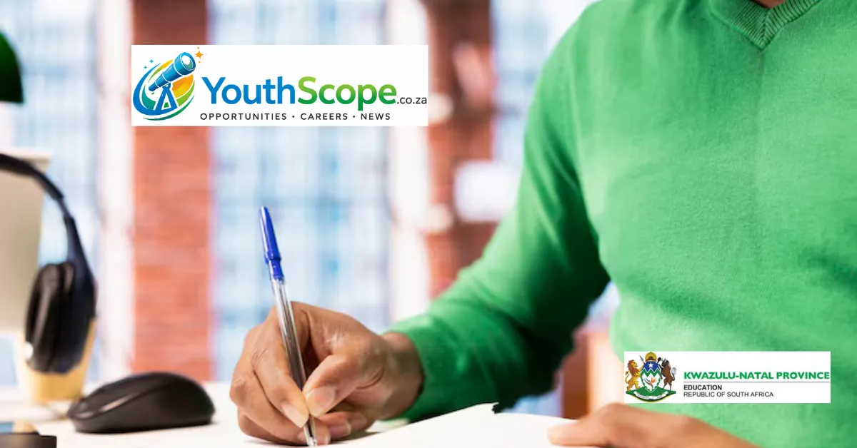 KZN Education Opens 2026 Applications for Examination Assistants