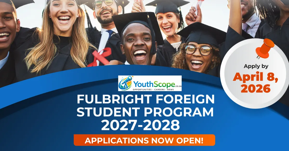 Read more about the article South African Fulbright Scholarship 2027/2028 – Study in the USA Fully Funded | Apply by 8 April!