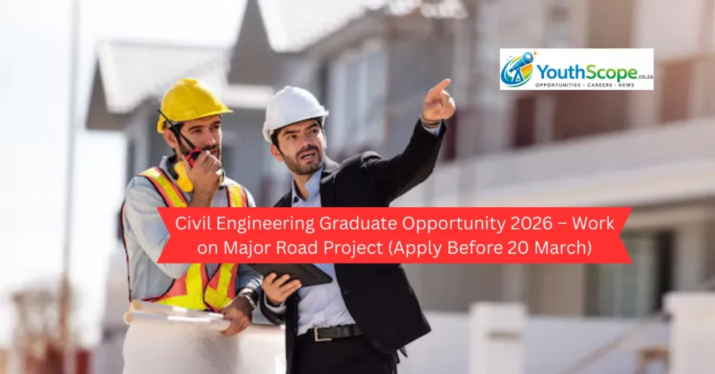 Civil Engineering Graduate Opportunity 2026 – Work on Major Road Project (Apply Before 20 March)