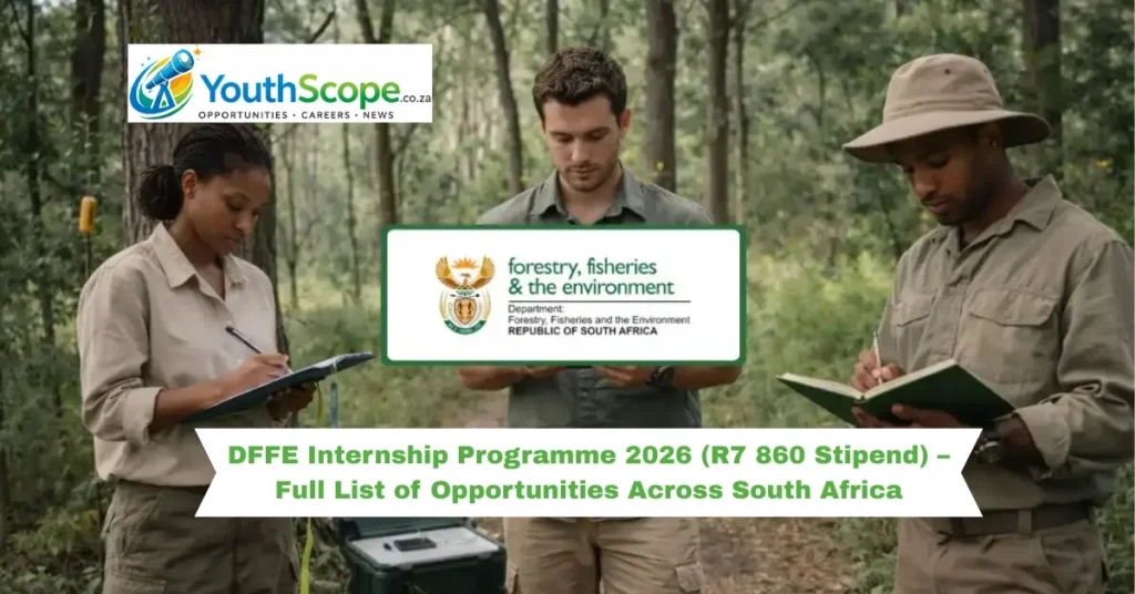 DFFE Internship Programme 2026 (R7 860 Stipend) – Full List of Opportunities Across South Africa