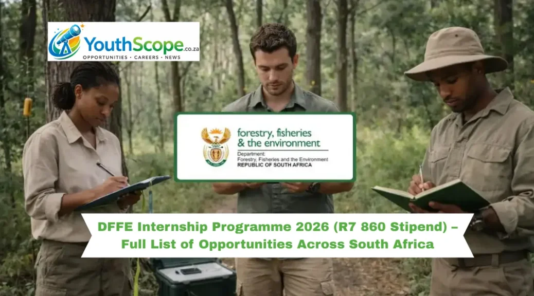 DFFE Internship Programme 2026 (R7 860 Stipend) – Full List of Opportunities Across South Africa