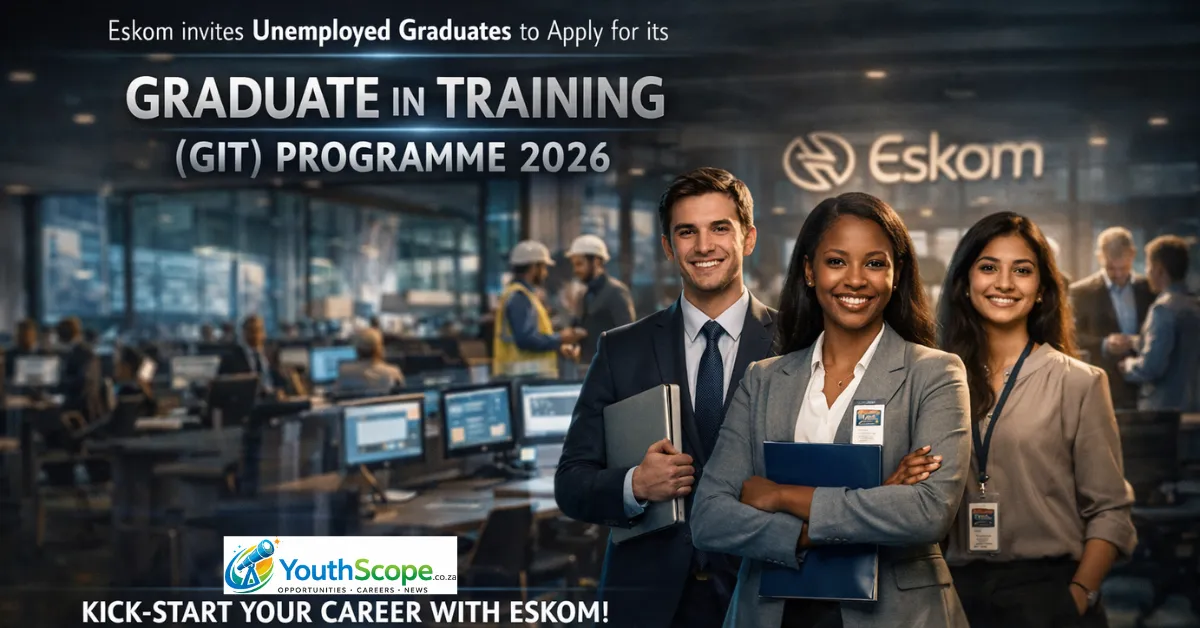 Read more about the article Eskom Graduate in Training Programme 2026: HR Internship Opportunities Now Open in Gauteng