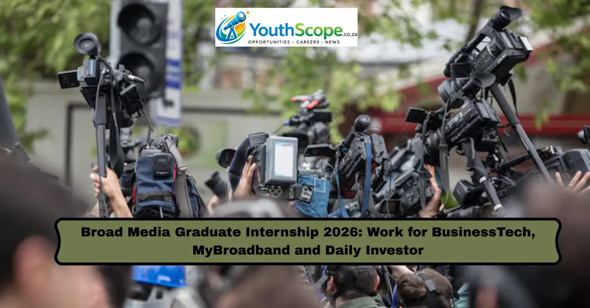 Read more about the article Broad Media Graduate Internship 2026: Work for BusinessTech, MyBroadband and Daily Investor