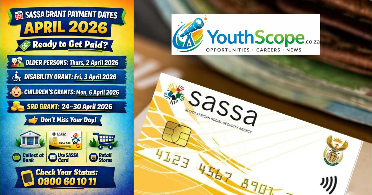 Read more about the article SASSA Grant Payment Dates April 2026 – Don’t Miss Your Money!