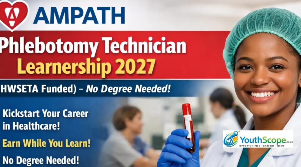 Ampath Phlebotomy Technician Learnership 2027 (HWSETA Funded)