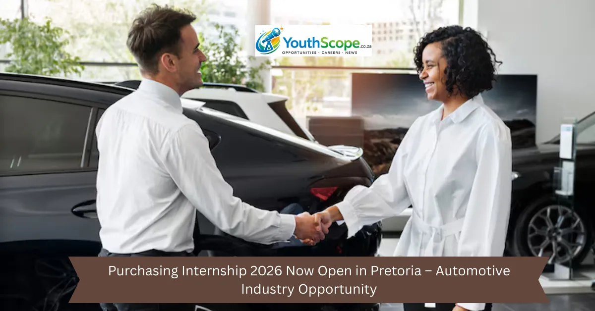 Read more about the article Purchasing Internship 2026 Now Open in Pretoria – Automotive Industry Opportunity