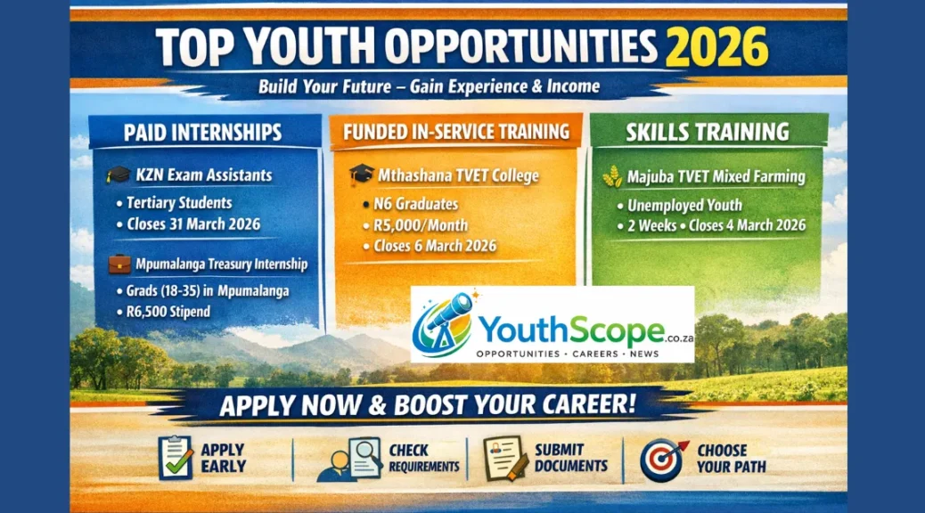 Top Youth Opportunities in South Africa 2026