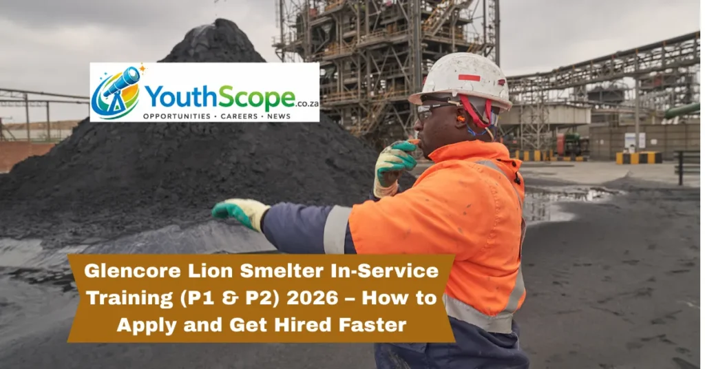 Glencore Lion Smelter In-Service Training (P1 & P2) 2026 – How to Apply and Get Hired Faster