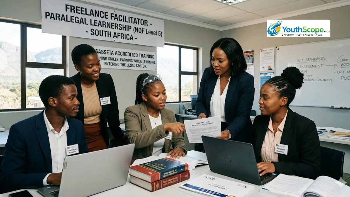 Freelance Facilitator – Paralegal Learnership NQF Level 5 (R18 000–R20 000 per Month) – 2026 Opportunity Breakdown