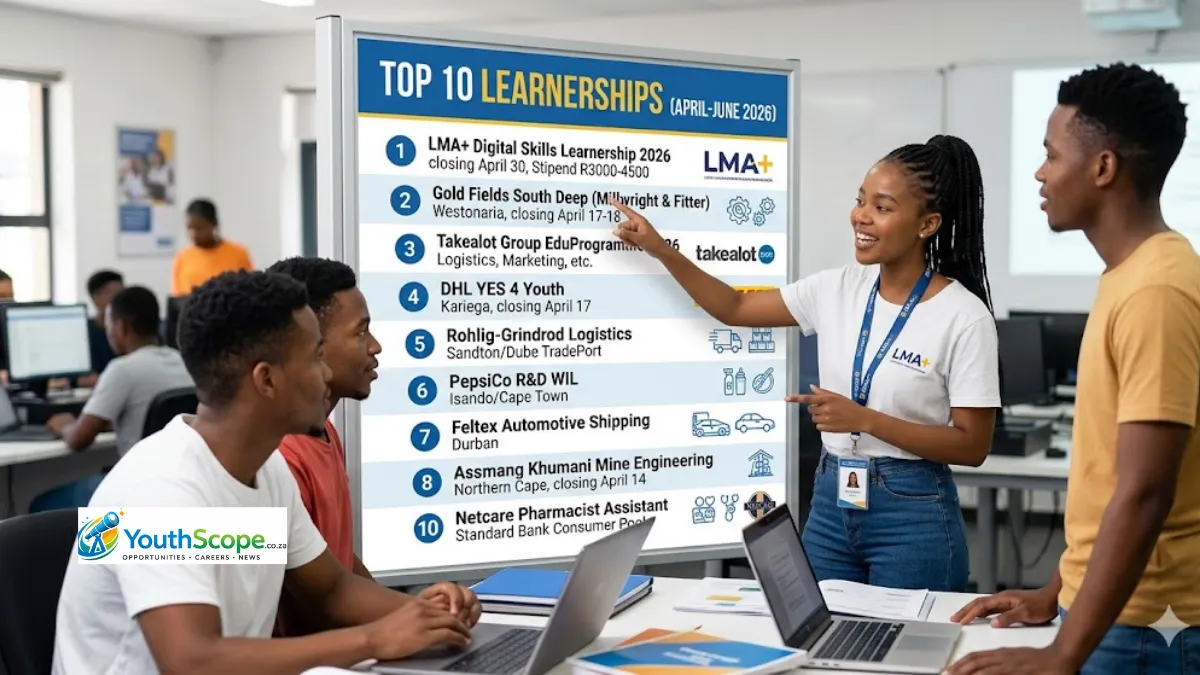 Top 10 Learnerships You Can Apply for Right Now (April–June 2026)