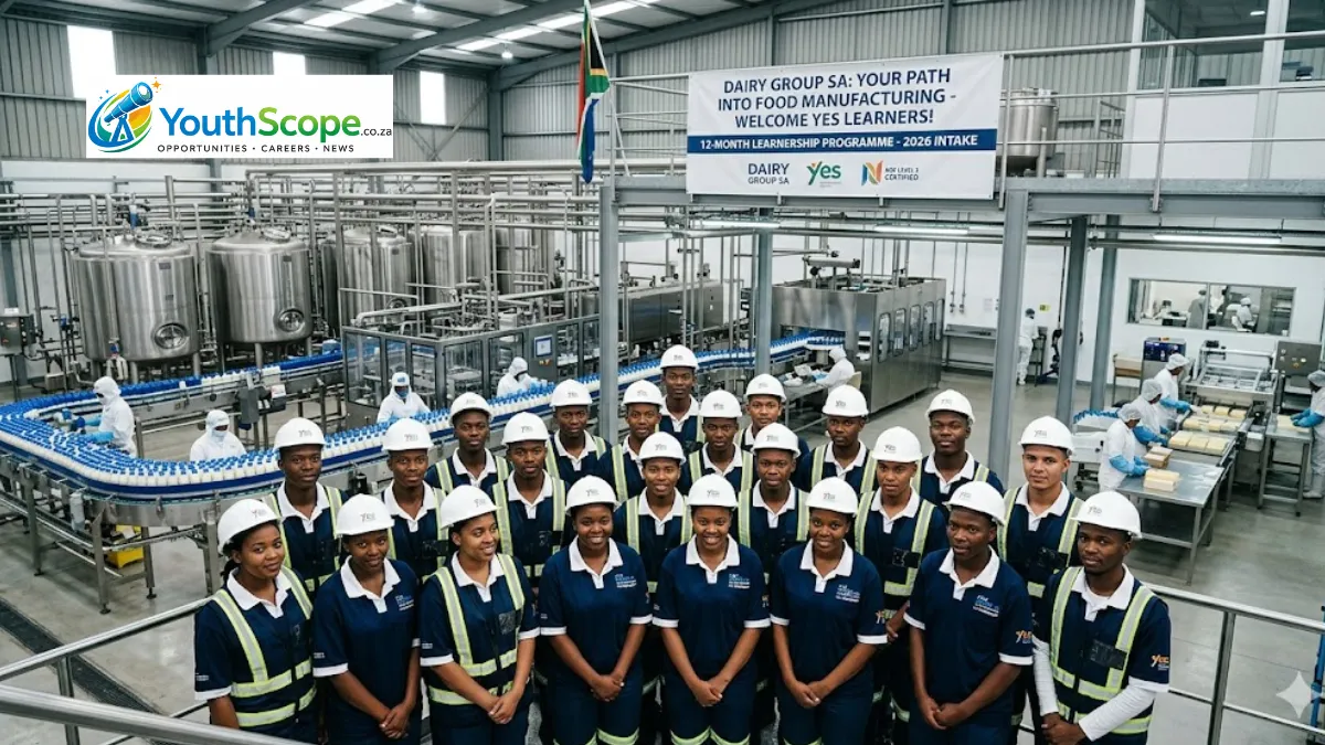 Dairy Group SA Launches 12-Month YES Learnership: Your Path into Food Manufacturing