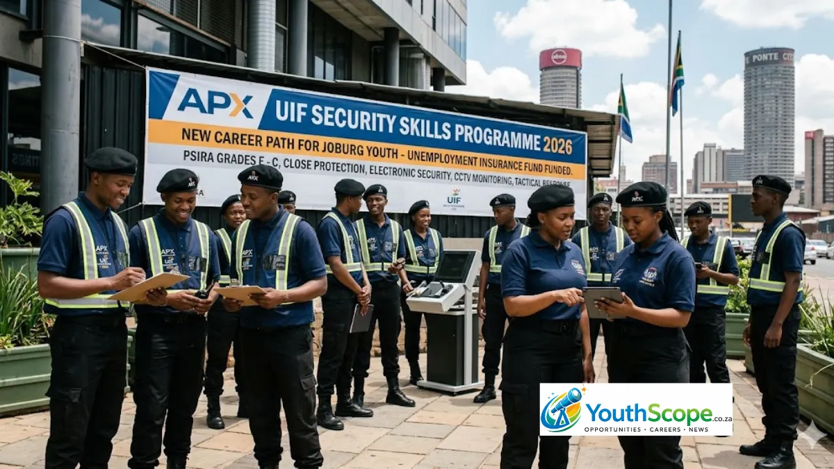 APX UIF Security Skills Programme 2026 New Career Path for Joburg Youth