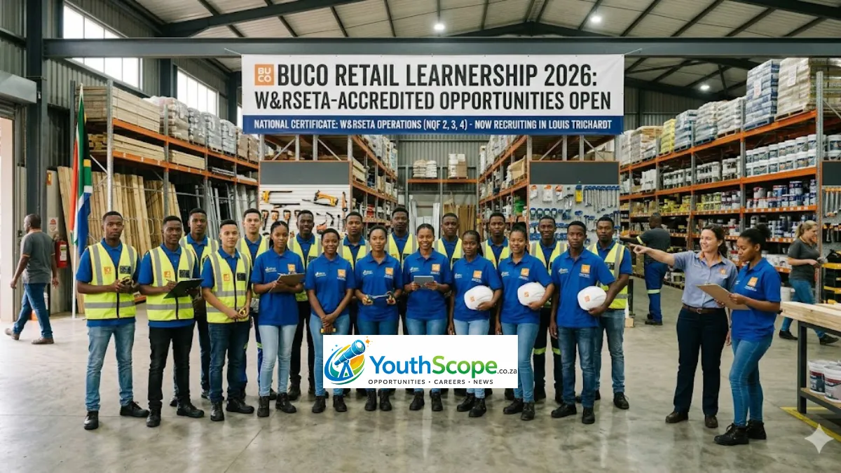 BUCO retail learnership 2026 W&RSETA-Accredited Opportunities Open