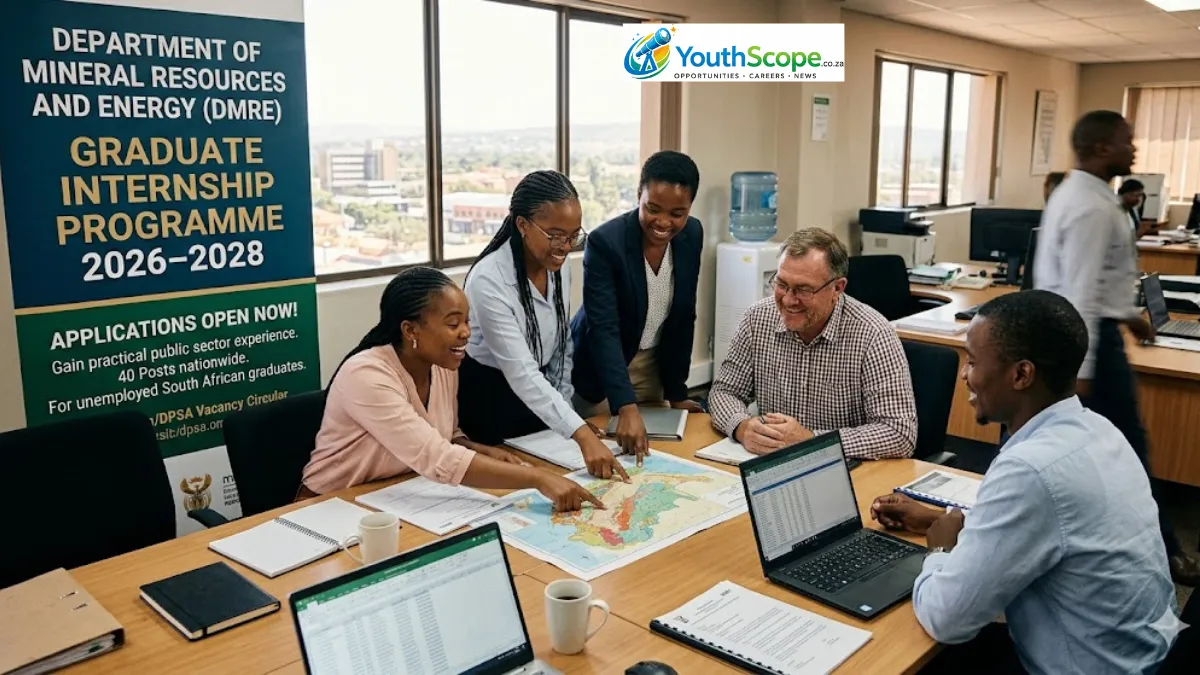 Government internship programme 2026 with monthly stipends of up to R9,482