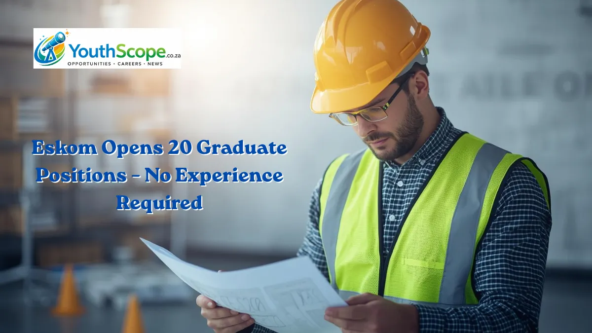 Eskom Opens 20 Graduate Positions – No Experience Required
