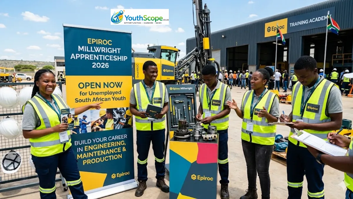 Epiroc Millwright Apprenticeship 2026 Open for South African Youth