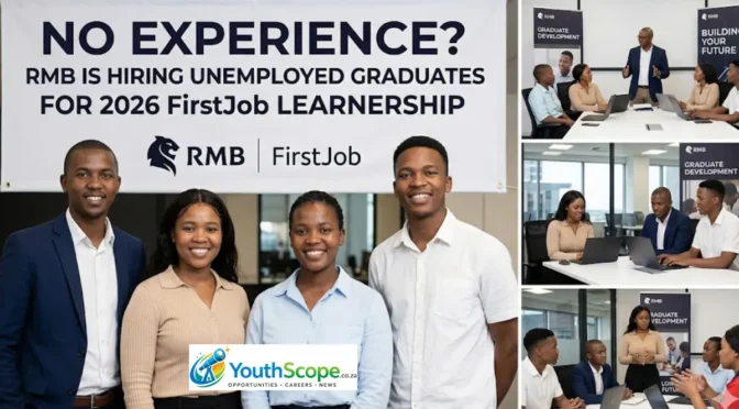 No Experience? RMB is Hiring Unemployed Graduates for 2026 FirstJob Learnership