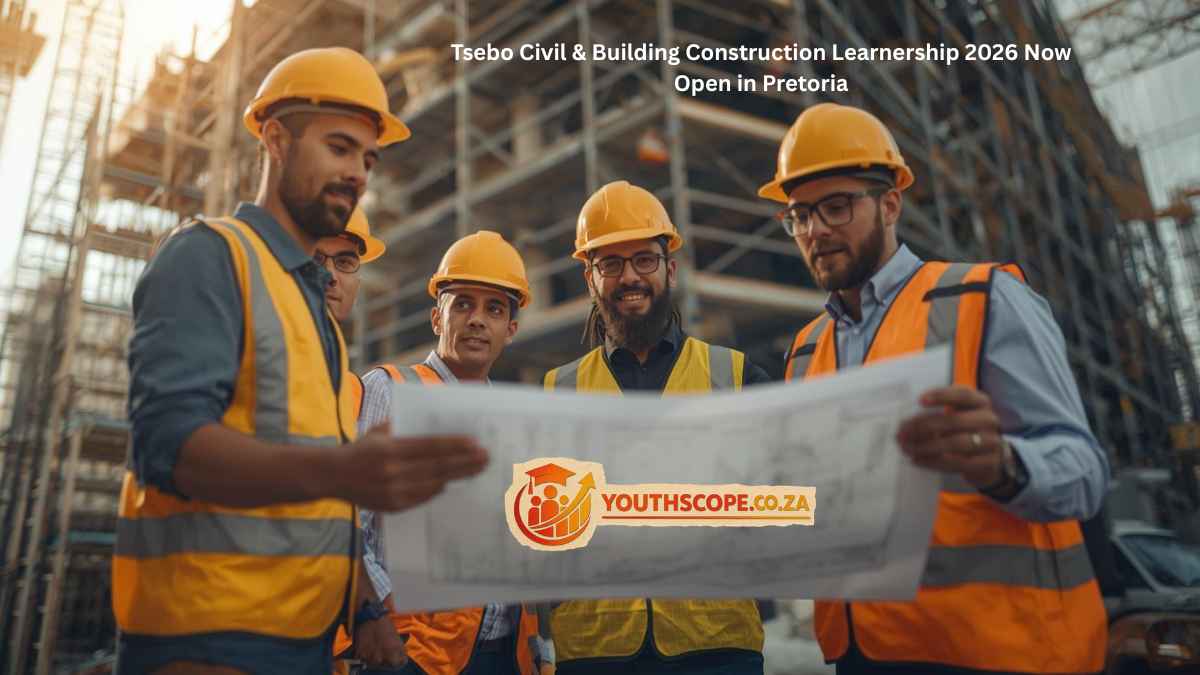 Tsebo Civil & Building Construction Learnership 2026 Now Open in Pretoria