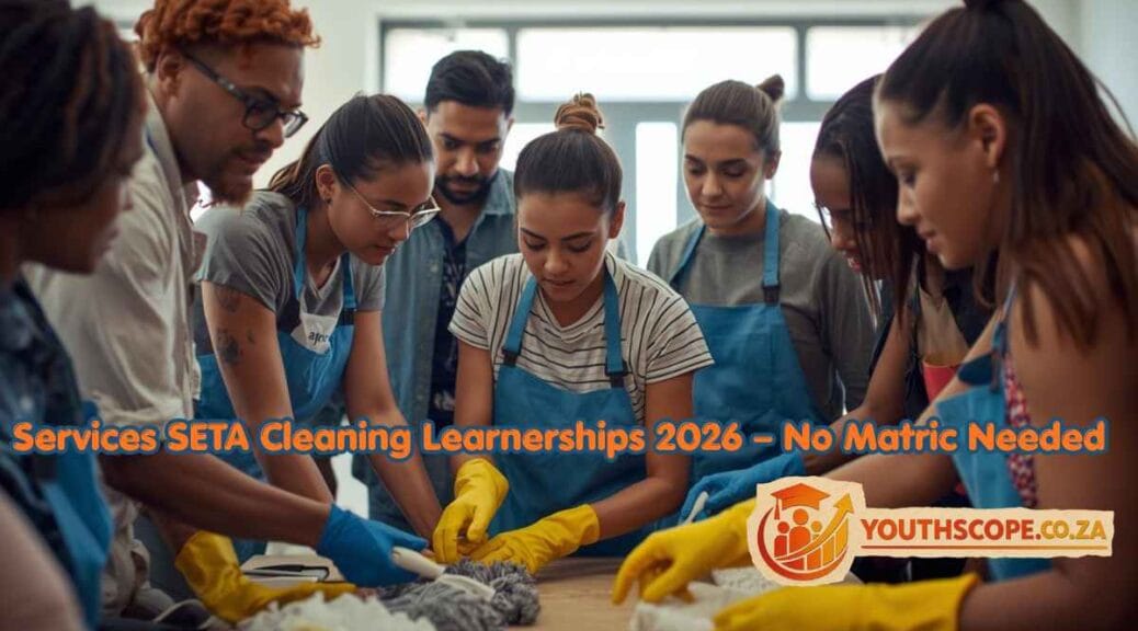 Services SETA Cleaning Learnerships 2026 – No Matric Needed