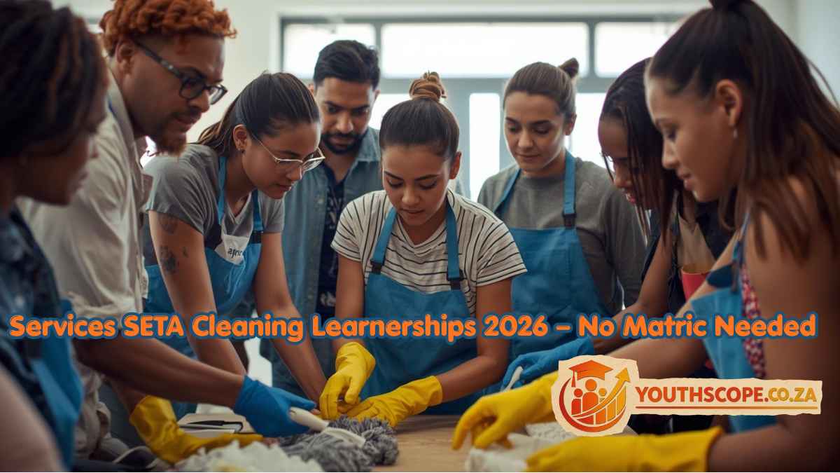 Services SETA Cleaning Learnerships 2026 – No Matric Needed