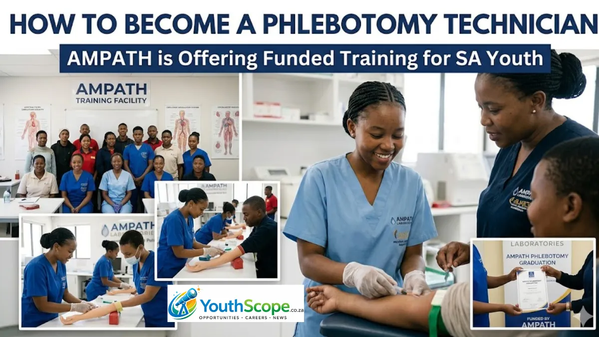 How to Become a Phlebotomy Technician: AMPATH is Offering Funded Training for SA Youth