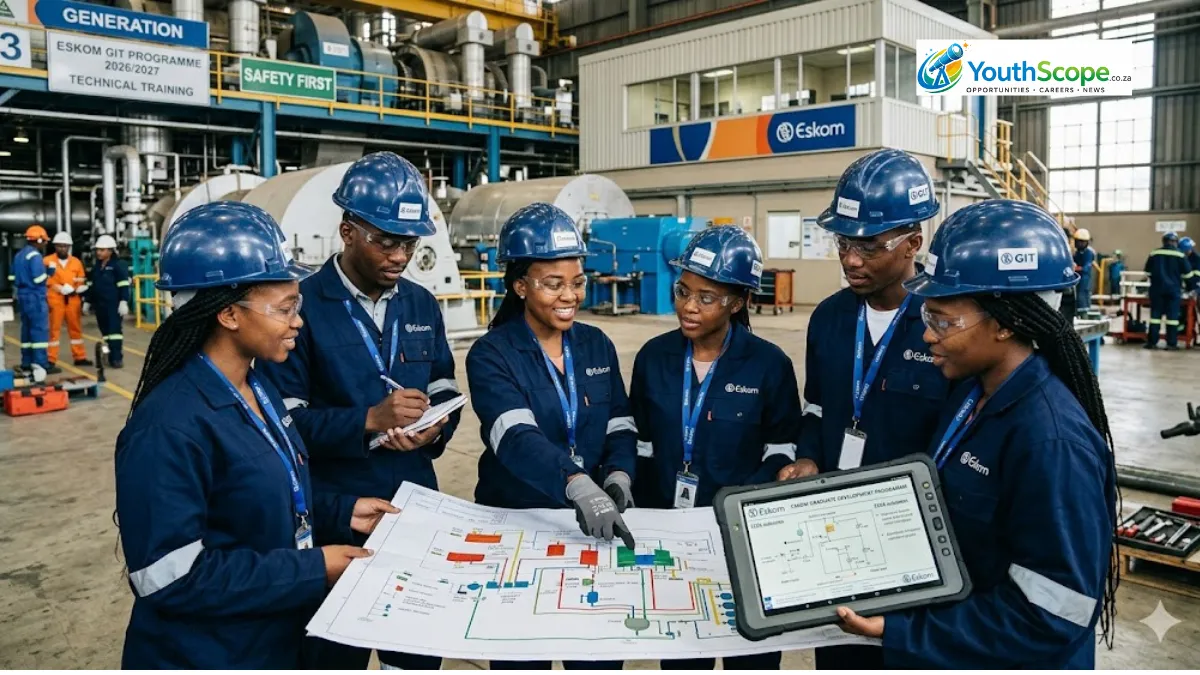 Eskom Plant Maintenance Programme 2026 Opens 10 Technical Training Opportunities for Engineering Graduates