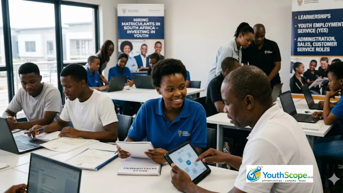 15 Companies Hiring Matriculants in South Africa Right Now