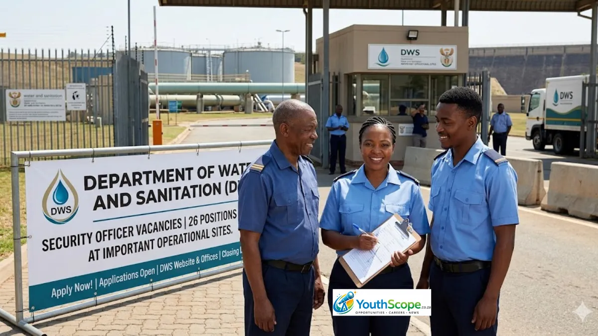 Department of Water and Sanitation Security Officer Vacancies 2026 – 26 Posts Available