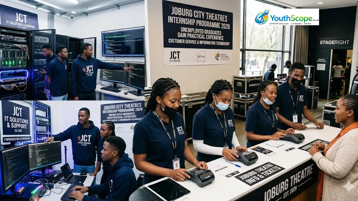 Joburg City Theatres Internships 2026 Open Paid Opportunities for Johannesburg Graduates