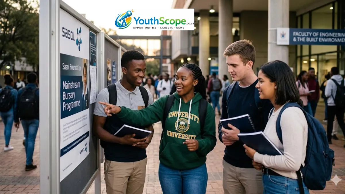 Sasol Opens Mainstream Bursary Applications for 2027 Academic Year