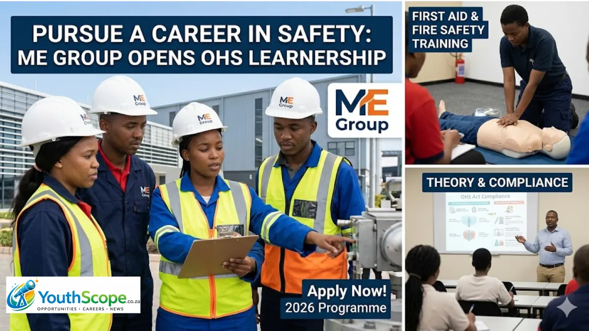 Pursue a Career in Safety: ME Group Opens OHS Learnership Across Four Provinces