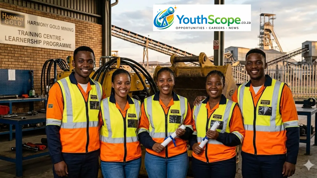 Harmony Gold Learnerships 2026 Open for unemployed South African Youth