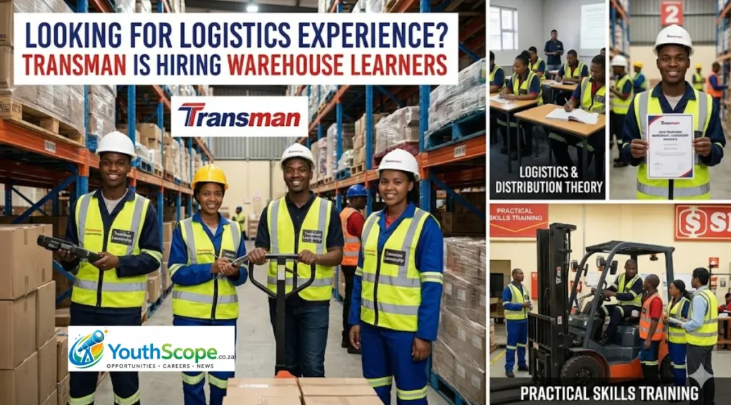 Looking for Logistics Experience? Transman is Hiring Warehouse Learners in GP and KZN