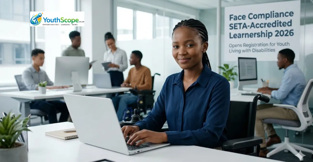 Face Compliance SETA-Accredited Learnership 2026 Opens Registration for Youth Living with Disabilities (R3,000 Stipend)