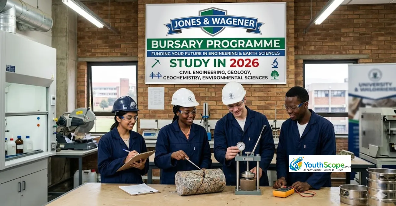 Jones & Wagener Bursary 2026: Funding for Civil Engineering, Geology & Environmental Science Students