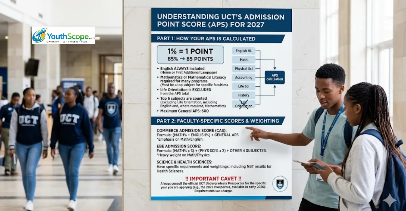 UCT APS Calculator 2027: How to Calculate Your University of Cape Town Admission Score