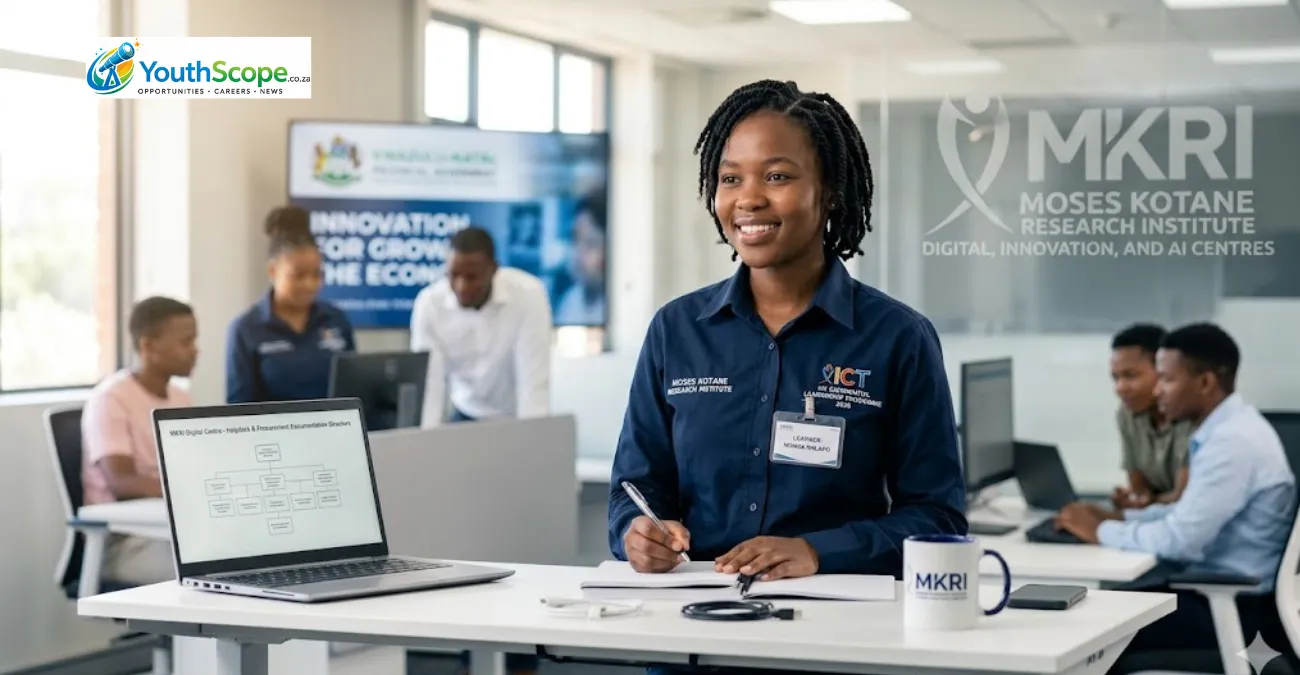 Moses Kotane Research Institute ICT Experiential Learnership 2026 Offers Up to R10,000 Monthly Stipend in Durban